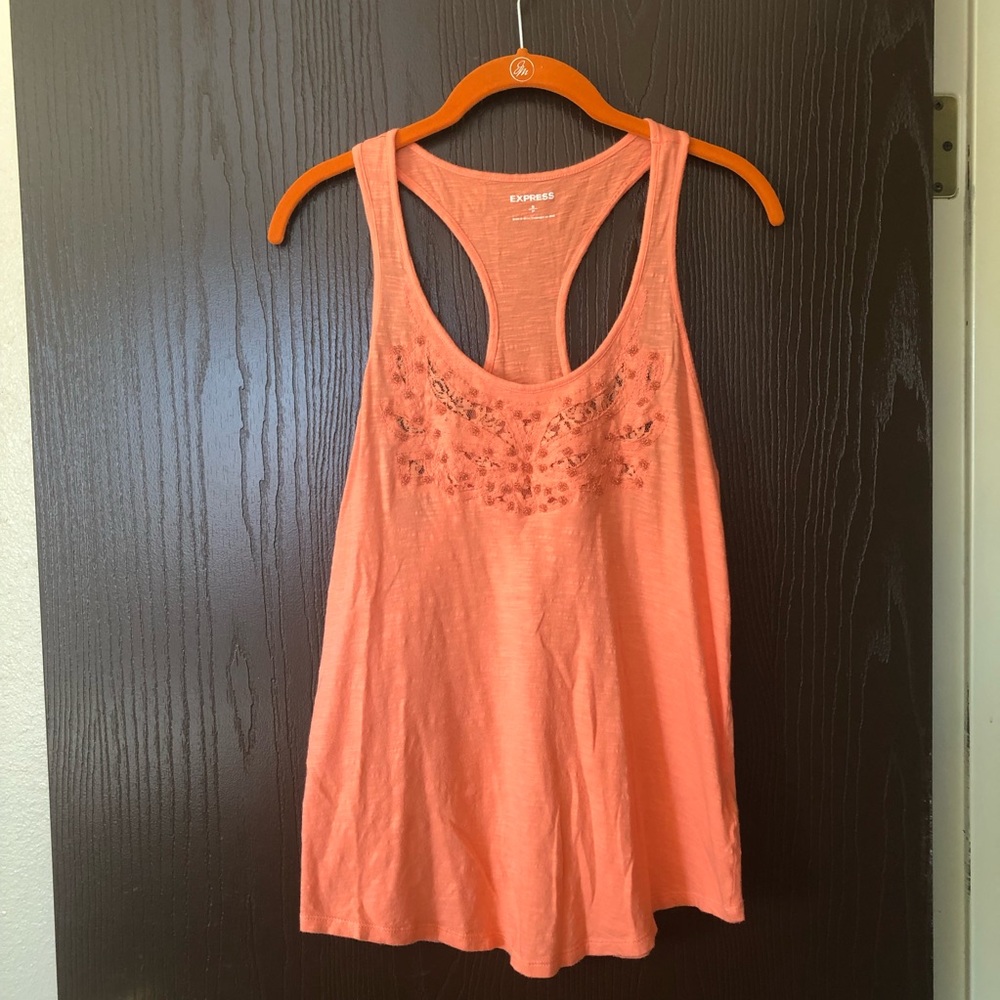 Express Embellished Tank Top size small